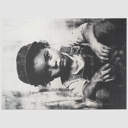 小さな冒険家を切り離す 薄葉紙 (正面)