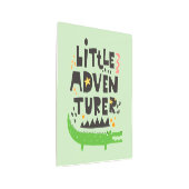 小さな冒険家アリゲーター メタルプリント (3/4)