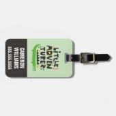 小さな冒険家アリゲーター ラゲッジタグ (正面横)