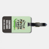 小さな冒険家アリゲーター ラゲッジタグ (裏面横)