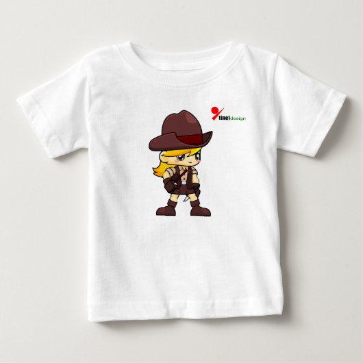 小さな冒険者ベビーTシャツ ベビーTシャツ (正面)