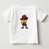 小さな冒険者ベビーTシャツ ベビーTシャツ (裏面)