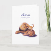 小さな冒険者ライオンへようこそ カード (正面)