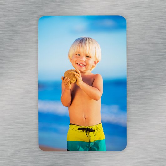 小さな冷蔵庫マグネット 4x6 子供の写真 マグネット