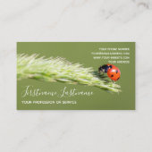 小さな前向きやる気を起こさせる引用文 名刺 (裏面)