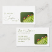 小さな前向きやる気を起こさせる引用文 名刺 (正面/裏面)