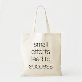小さな努力トートバッグ トートバッグ