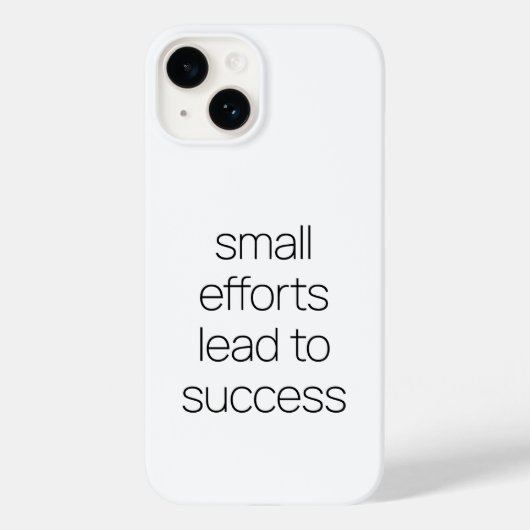 小さな努力 iPhoneケース Case-Mate iPhoneケース (裏面)