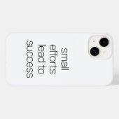 小さな努力 iPhoneケース Case-Mate iPhoneケース (裏面 (横))
