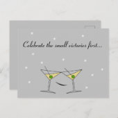 小さな勝利をまず祝おう チェアーズ ポストカード (正面/裏面)