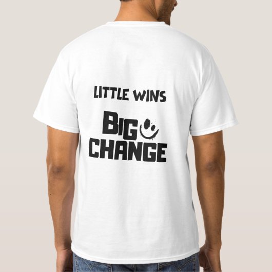 小さな勝利 Tシャツ (裏面)