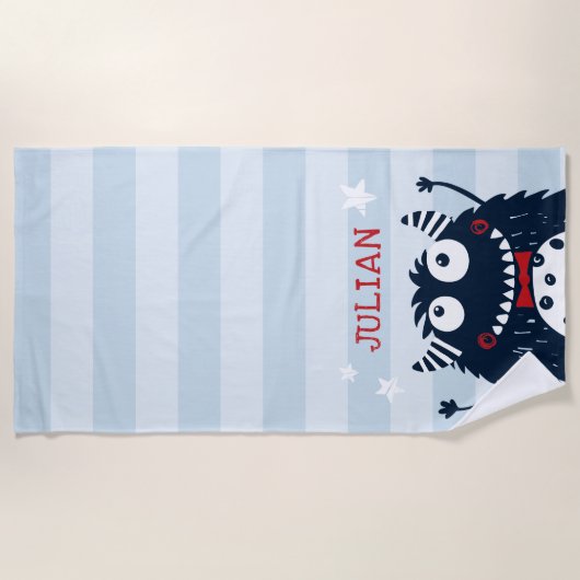 小さな化けパーソナライズされた物 ビーチタオル (正面)