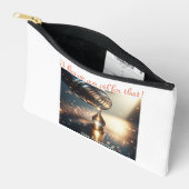 小さな化粧品バッグ – または必須油ケース アクセサリーポーチ (見開き)