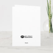 小さな北極クマの赤ちゃんへようこそ カード (裏面)