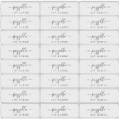 小さな半透明澄んメイクアップラベルリップグロスなど シール (正面)