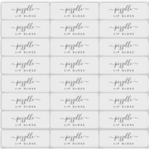 小さな半透明澄んメイクアップラベルリップグロスなど シール