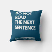 小さな反逆者 クッション (裏面)