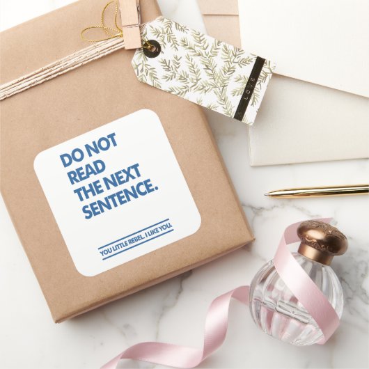 小さな反逆者 スクエアシール (ギフト)