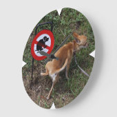 小さな反逆者 ラージ壁時計 (傾斜)