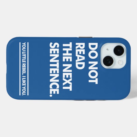 小さな反逆者 Case-Mate iPhoneケース (裏面 (横))