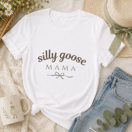 小さな可愛いガチョウのママ　サージグリーン　１歳の誕生日 トライブレンドＴシャツ