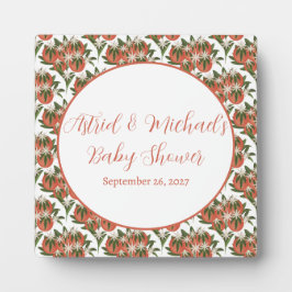 小さな可愛いクレメンタイン ｜ シトラスベイビーシャワー フォトプラーク