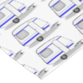 小さな合理化された隊商サンダー_コーブ任意の色 テーブルクロス (アングル)