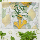 小さな味を追加 – レモン キッチンタオル (折り畳み)