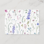 小さな命の花 野の花の絵本 エンクロージャーカード (裏面)
