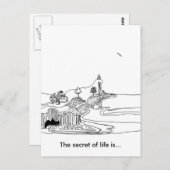 小さな哲学者 ポストカード (正面/裏面)