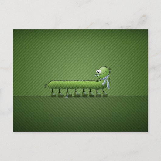 小さな問題（緑） ポストカード (正面)