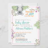 小さな喜びの森のフローラシャワー 招待状 (正面)