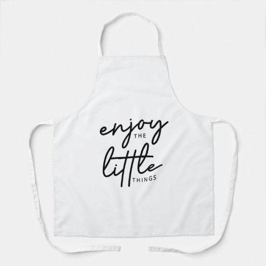 小さな喜びを噛みしめる エプロン (正面)