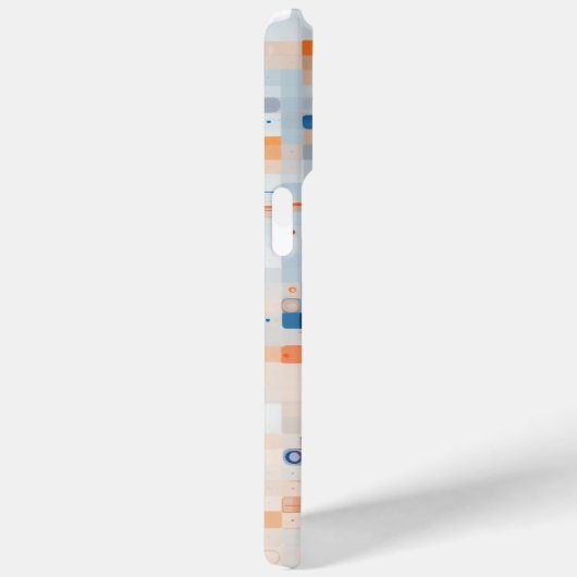 小さな四角に埋め込まれた数字と文字 Case-Mate iPhoneケース (裏面 / 右)