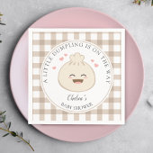 小さな団子が赤ちゃんシャワーの途中にある スタンダードカクテルナプキン