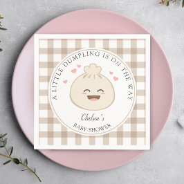 小さな団子が赤ちゃんシャワーの途中にある スタンダードカクテルナプキン