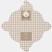 小さな団子が赤ちゃんシャワーの途中にある フェイバーボックス (見開き)