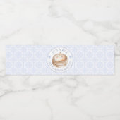 小さな団子青それは男の子の赤ちゃんシャワーだ ペットボトルラベル (シングルラベル)