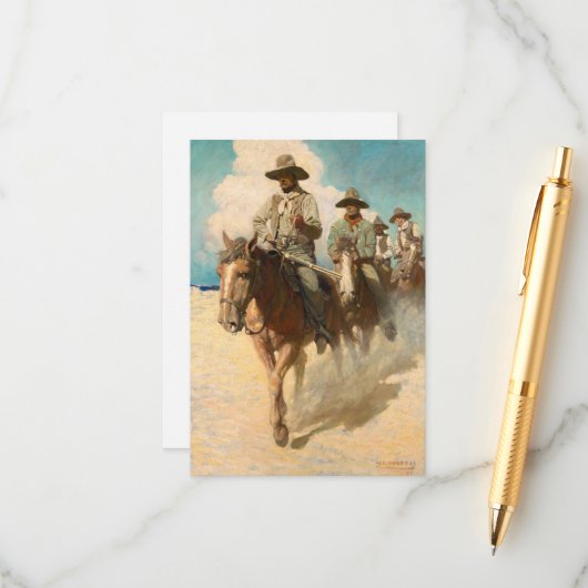 小さな地位は旅に出発した エンクロージャーカード (正面/裏面インサイチュ)