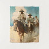 小さな地位は旅に出発した タペストリー (正面)