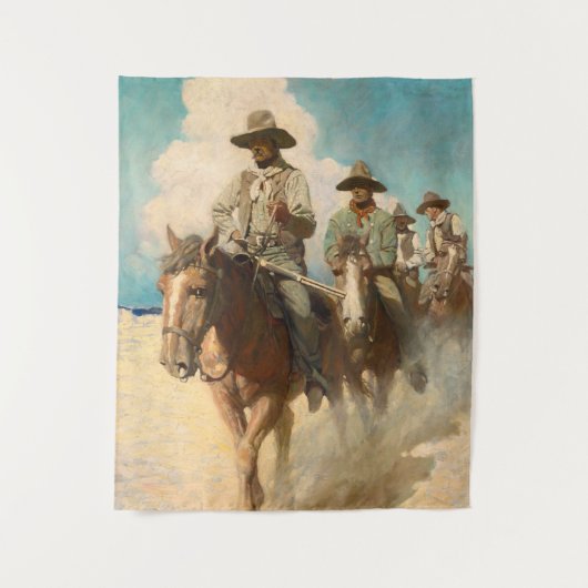 小さな地位は旅に出発した タペストリー (正面)