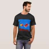 小さな変わった魚 Tシャツ (正面フル)
