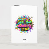 小さな変化で大きな進化を。2026年の新しいスタート シーズンカード (裏面)