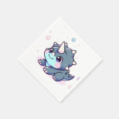 小さな夢のような恐竜の赤ちゃんシャワー スタンダードカクテルナプキン (角)