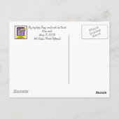 小さな夢のポストカードを夢に見る ポストカード (裏面)