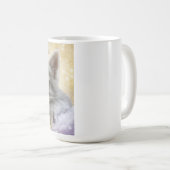 小さな夢の猫のマグカップを夢見る コーヒーマグカップ (正面右)