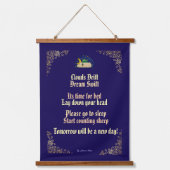 小さな夢 吊り下げ型タペストリー (正面)