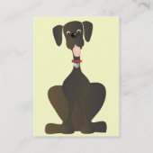 小さな大きな犬 名刺 (裏面)