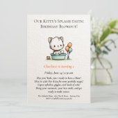 小さな大切な人の特別な日をお祝いください。私たちの 招待状 (スタンド正面)