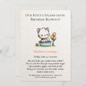 小さな大切な人の特別な日をお祝いください。私たちの 招待状 (正面/裏面)